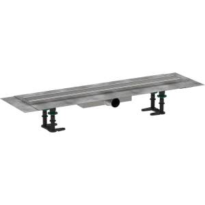 Hansgrohe RainDrain Compact - Душ канал, 70 cm, с решетка, четкана неръждаема стомана 56164800 (56164800)