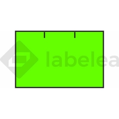 Labelea Samolepiace etikety do klieští, 25x16 mm Contact obdľžnikové farebné signálne, Farba etikiet Signálna zelená ECI2516COO36SG