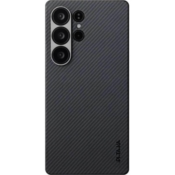 PITAKA Magsafe Калъф за Samsung S25 Ultra, Pitaka Edge Case Black-Grey Twill, Черен (KS2501U)