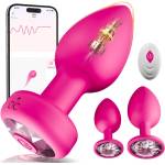 SuperLove Cute Anal Training Kit with Remote & App Pink