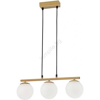 Candellux Пендел CARRINE 3xE14/40W/230V кафяв (CA1041)