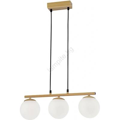 Candellux Пендел CARRINE 3xE14/40W/230V кафяв (CA1041)