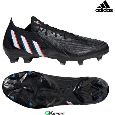 Adidas Футболни обувки adidas predator edge. 1 low fg core black/ white/ vivid red