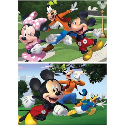 EDUCA Mickey a přátelé 2 x 48 dielov