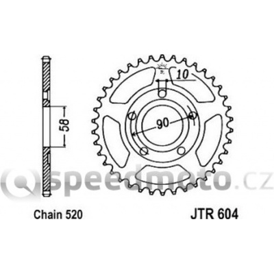 JT Sprockets JTR 604-40 | Zboží Auto