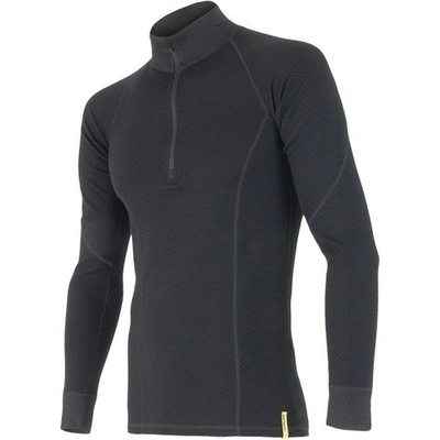 Sensor Pánský rolák zip DOUBLE FACE merino WOOL