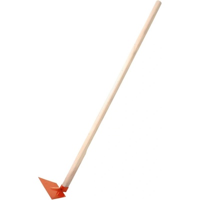 Rosteto plochá š.175 mm oranžová s násadou 100 cm
