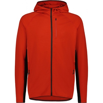 Mons Royale Approach Merino Shift Fleece Hood retro red