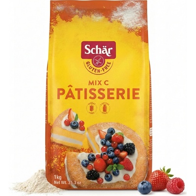 Schär Mix C Patisserie mouka bez lepku na sladké pečení a vše s přidáním kypřícího pr 1 kg