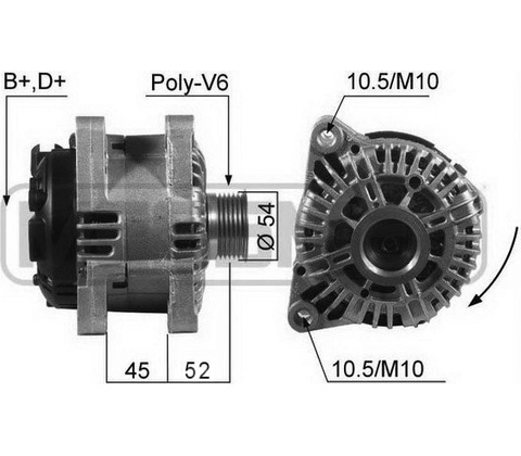 Alternátor ERA 210234