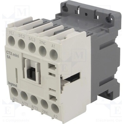 LEGRAND CTX3 MINI 3P 6A 1NC 230VAC
