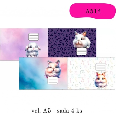 Obaly na sešity A5 A512