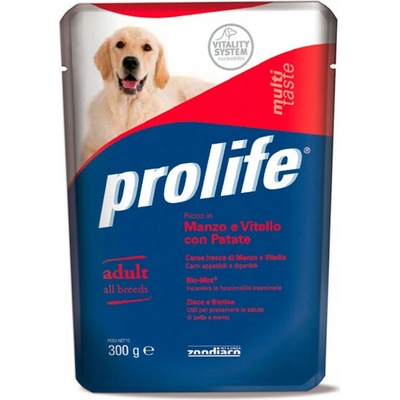 Zoodiaco Prolife Adult Hovädzie a teľacie so zemiakmi 300 g
