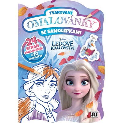 Ledové království Tvarované omalovánky se samolepkami – Zbozi.Blesk.cz