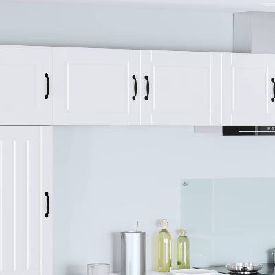 vidaXL Стенен шкаф PORTO 2 pcs Бяло 50 x 31 x 40 см Инженерно дърво (885246)