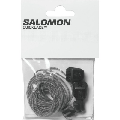 Salomon Quicklace Kit L47379400 silver/black/black – Zboží Mobilmania