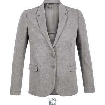 Neoblu 3170 MARCEL WOMEN / Дамско сако от пике - сив меланж 46 (243170077v2)