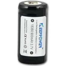 KeepPower 18350 900mAh Li-ion 3,7V 2A Button