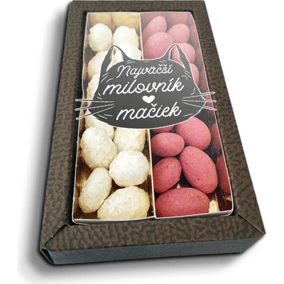 Sablio Mandle v čokoláde Najväščí milovník mačiek 2 x 80 g