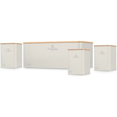 BERLINGERHAUS Chlebník a sada dóz na potraviny 4 ks Sahara Collection BH-8901