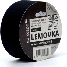 Eurotape Lemovka na koberce 48 mm x 10 m černá