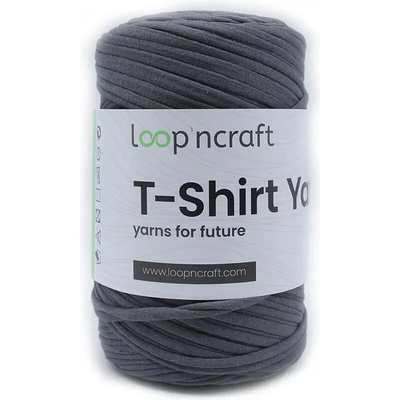 T-Shirt yarn Tmavě šedá
