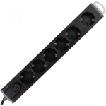 Somogyi Elektronic 6 Plug 3 m Switch (NVT 6K-3/BK)