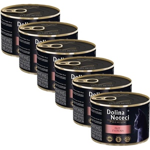 Dolina Noteci Premium Котешки Филе от Сьомга 6 x 185 г