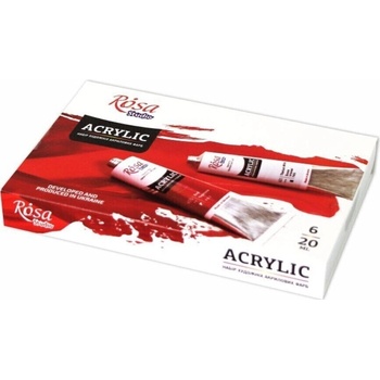 Rosa Studio Комплект акрилни бои 6x20ml (9074764)