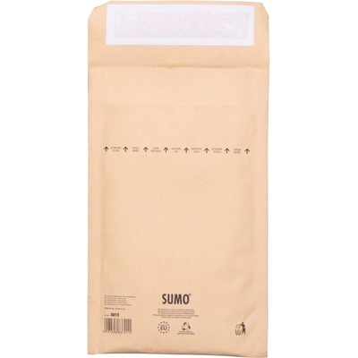 Bublinkové obálky recyklované SUMO 13,5x21,5cm hnedé