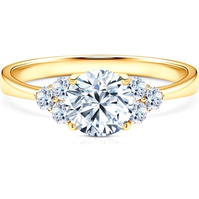 SAVICKI Приказен годежен пръстен: злато, лабораторен диамант