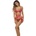 RENÉ ROFÉ Love Status Lace 2pc Bra Set Red S/M