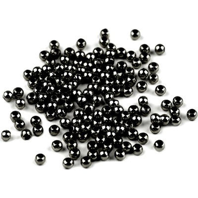 Plastové voskové korálky / perly Glance Ø3 mm Balení: 500 g, Varianta: 4 černá – Hledejceny.cz