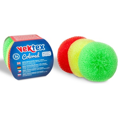 Vektex Colored plastová drôtenka, 3ks
