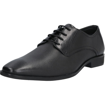 ABOUT YOU Обувки с връзки 'Bastian' черно, размер 46