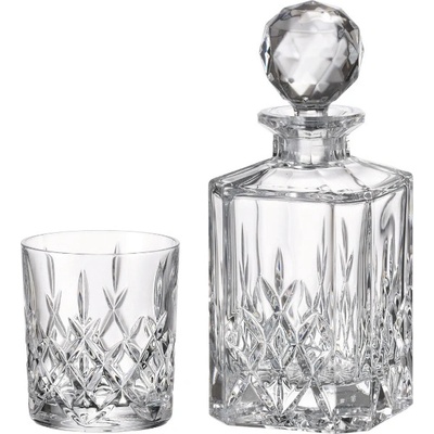 Bohemia Crystal Whisky set Brixton (1 karafa + 6 sklenic)