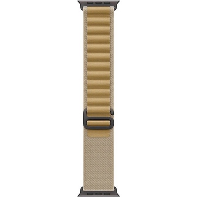 Apple Оригинална текстилна каишка за Apple Watch Ultra, Ultra 2 49мм - Apple Alpine Loop Large (бежов-черен) (myq23zm/a)