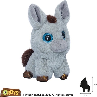 Wild Planet Плюшена играчка, Магаре 17см. Wild Planet (K8703)