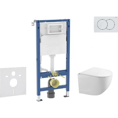 Geberit Duofix s tlačidlom Delta01 SANI11CA3120B