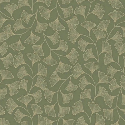 Green&Co Vliesová tapeta Ginkgo, rozmery 0,53x10,05 m