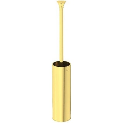 Ideal Standard La Dolce Vita WC kefa nástenná s držiakom kefované zlato T5493A2