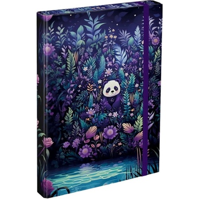 Baagl Jungle Panda A4 fialová