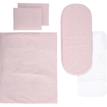 Lorelli Сет за детска количка Lorelli - Небе, С протектор, Розов (20801172601)