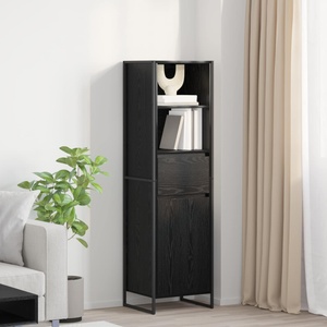 vidaXL Шкаф за книги Черния дъб 43 x 36 x 150.5 см Инженерна дървесина (886624)