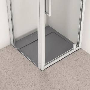 Ideal Standard i. life Ultra Flat S квадратно душ корито, асфалтово сиво, 70x70 см (T5246FS)