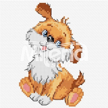 Milena Style Кученце - гоблен със схема