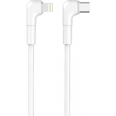 Maxlife MXUC-09 úhlový USB-C - Lightning, 27W, 1m, bílý