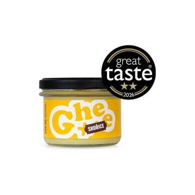 České Ghíčko Ghee+ přepuštěné máslo skořice 180 g
