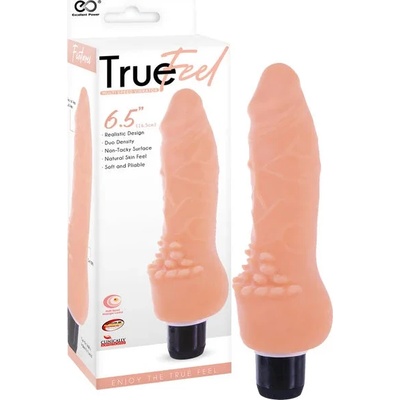 Пенис вибратор, реалистичен, мек и гъвкав, 16, 5см. - True Feel Vibrator 3 (NMC0002412)