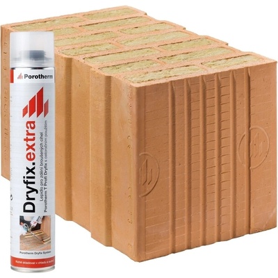 Cihla broušená Porotherm 44 T Profi Dryfix P8 440×248×249 mm